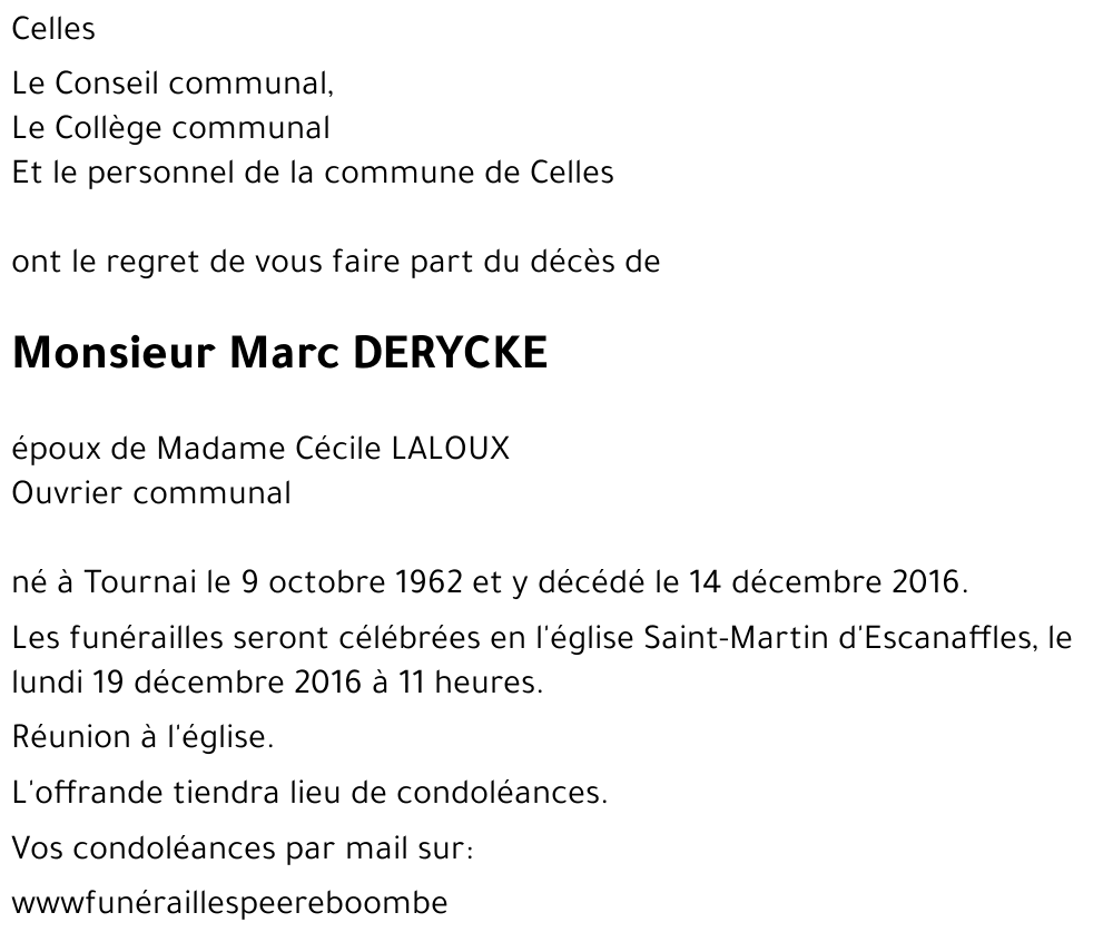 Marc DERYCKE