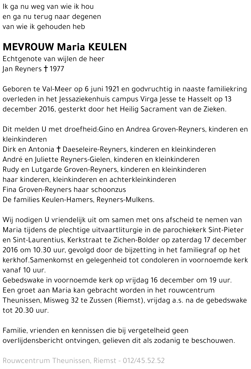 Maria Keulen