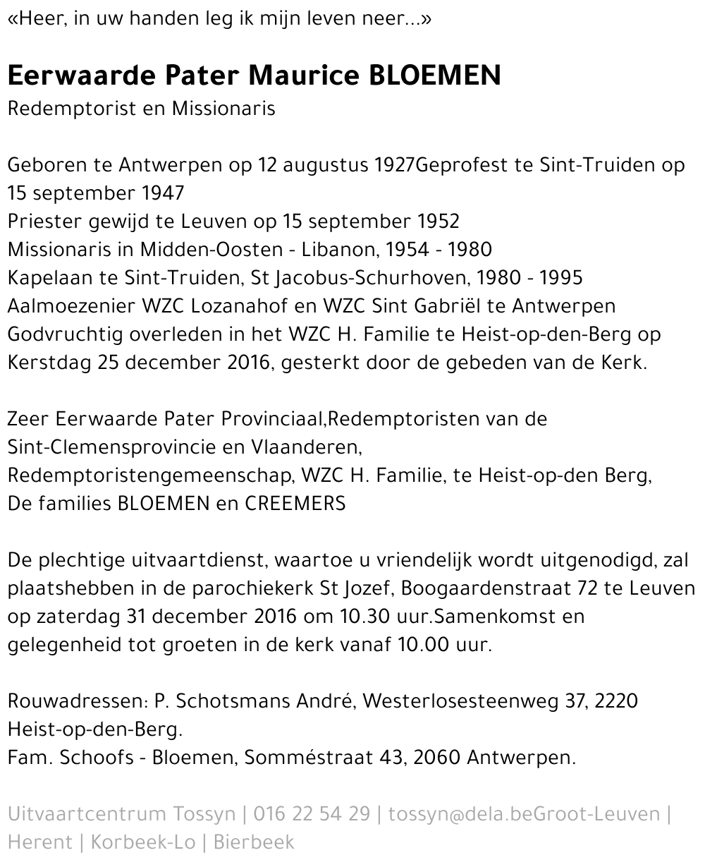 Maurice Bloemen