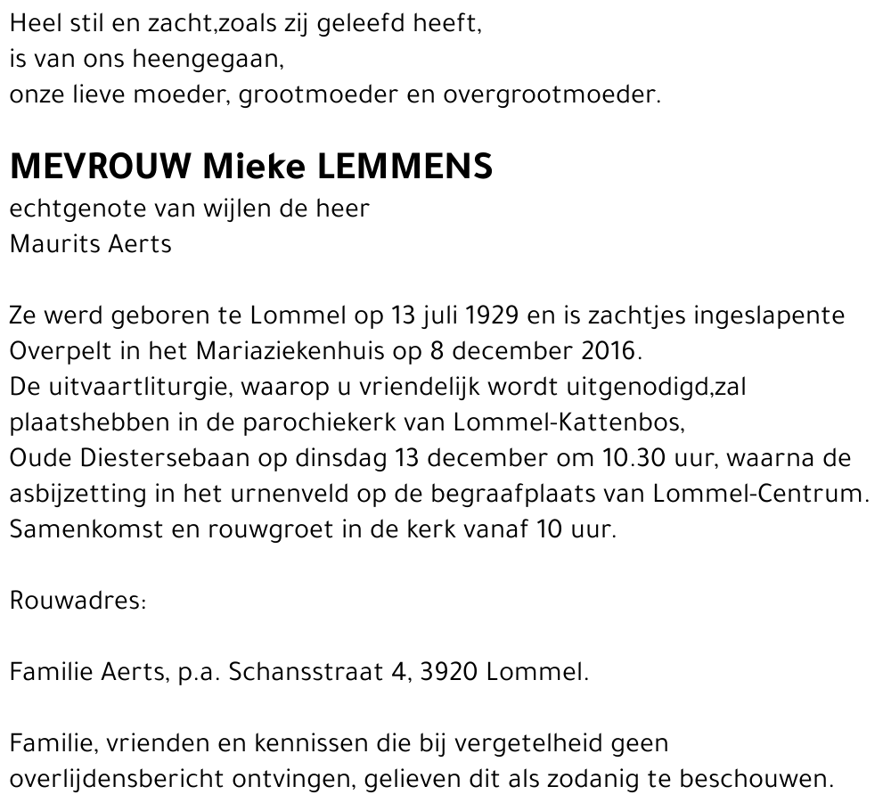 Mieke Lemmens