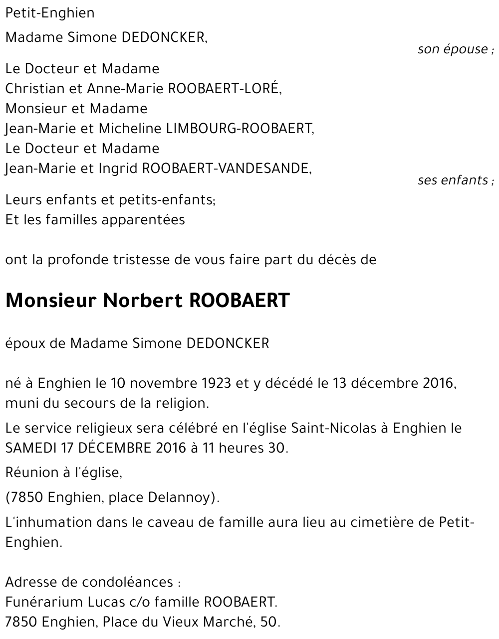 Norbert ROOBAERT