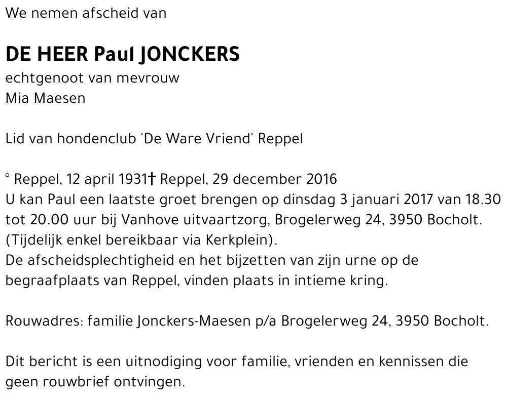 Paul Jonckers