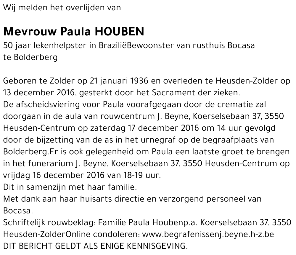 Paula Houben