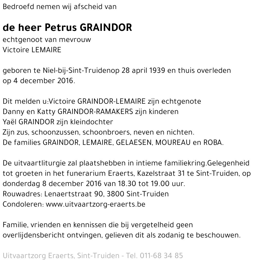 Petrus Graindor