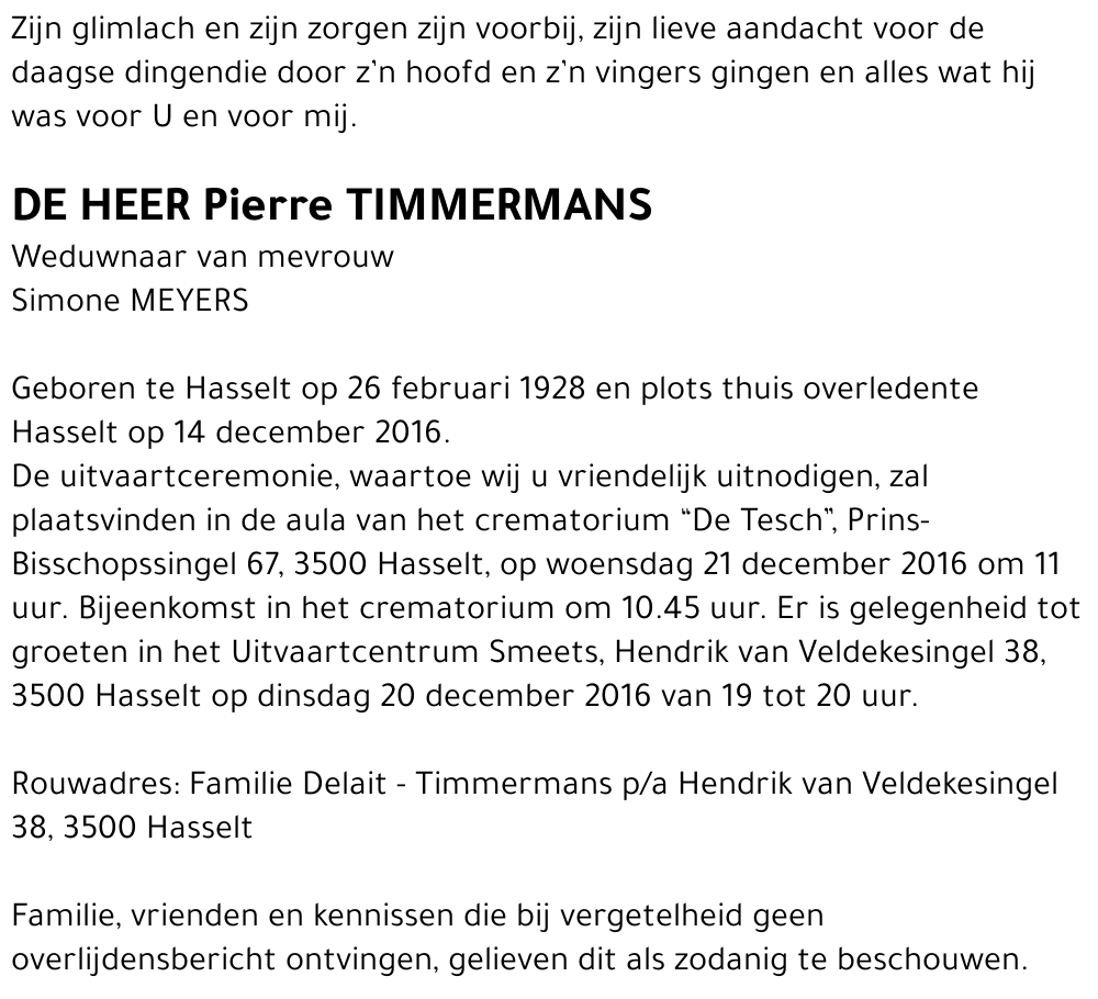 Pierre Timmermans