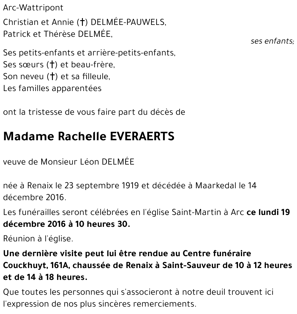 Rachelle EVERAERTS