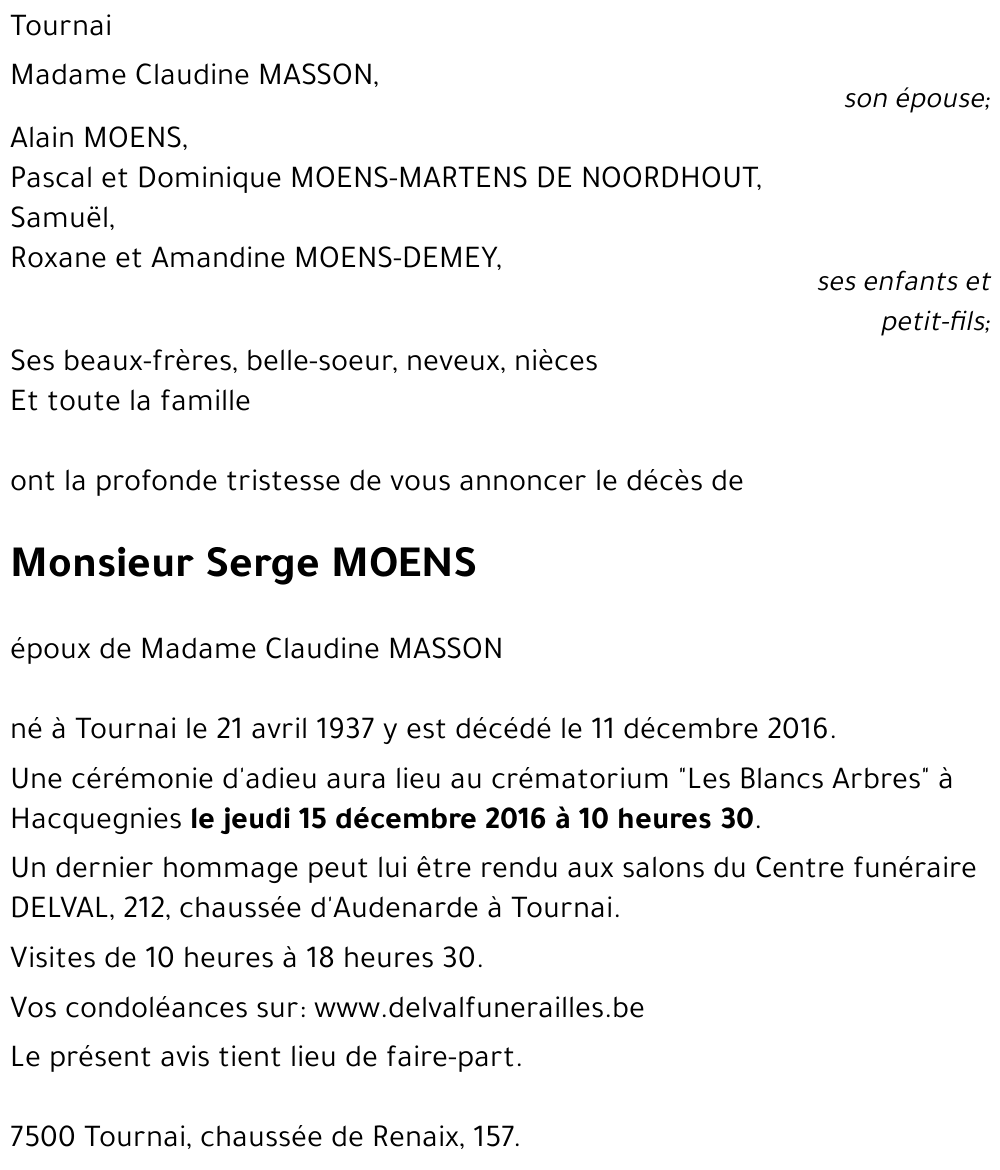 Serge MOENS