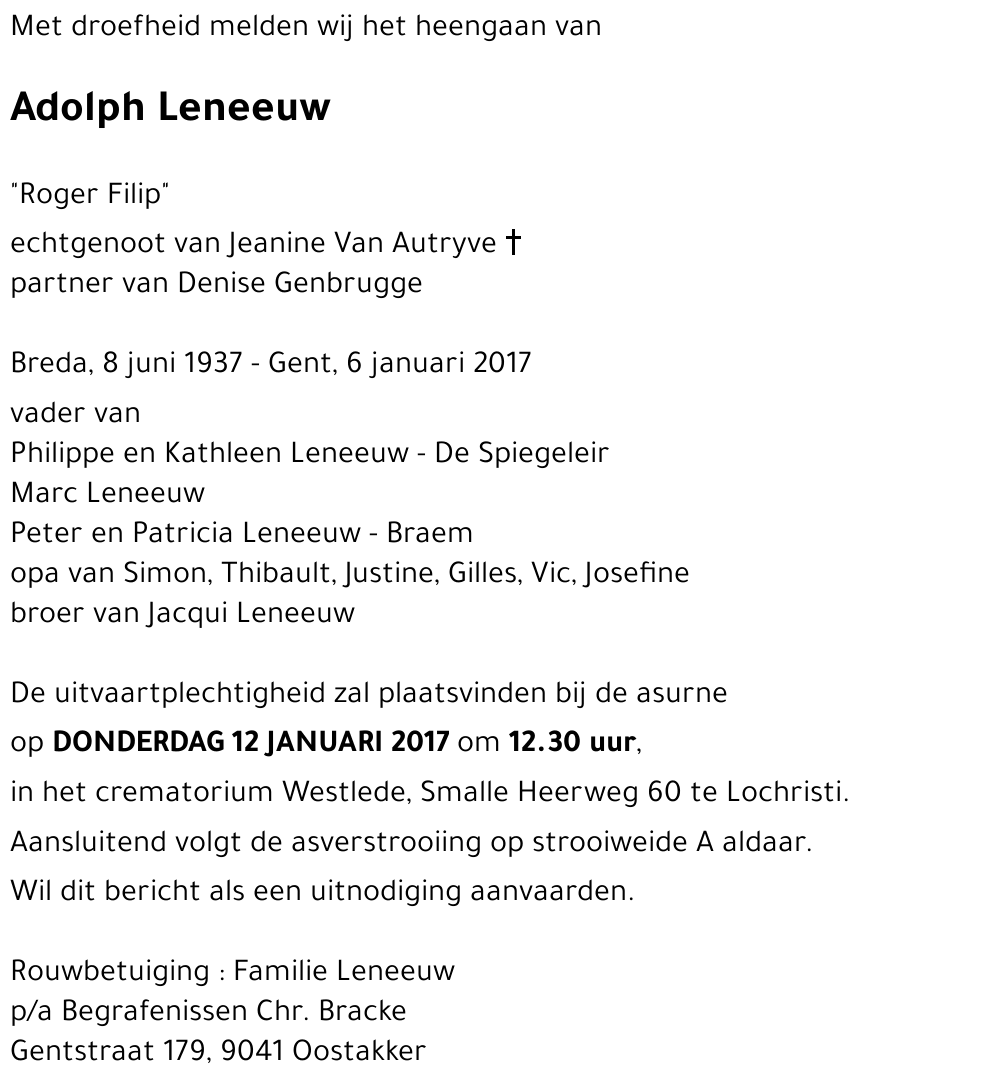 Adolph Leneeuw