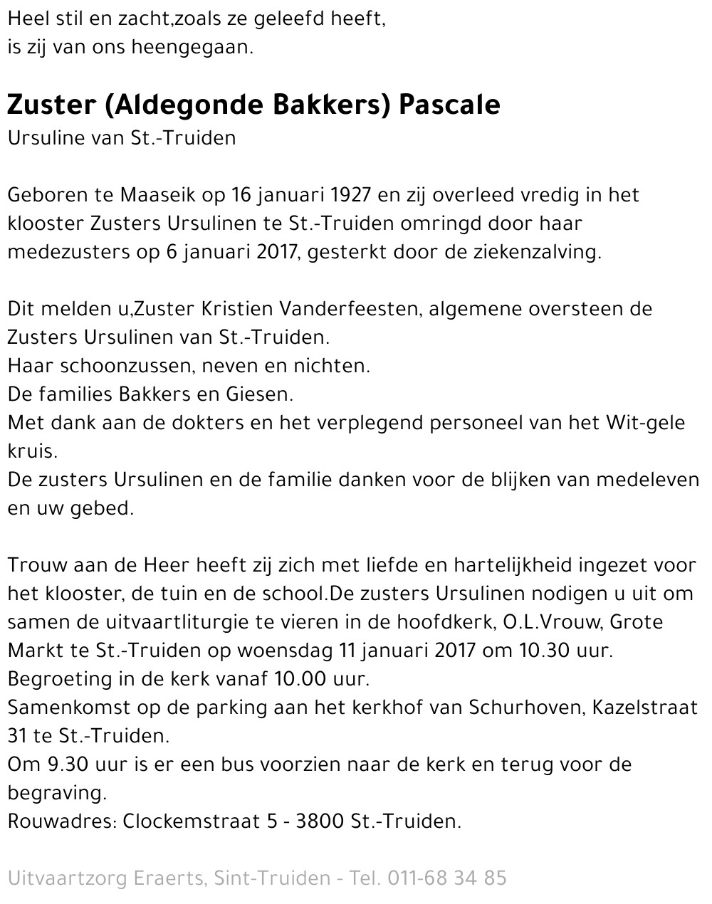 Aldegonde Bakkers