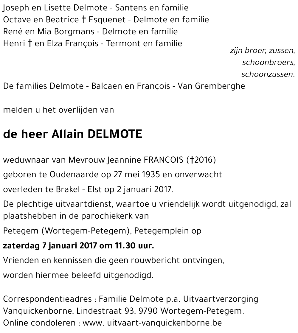 Allain DELMOTE