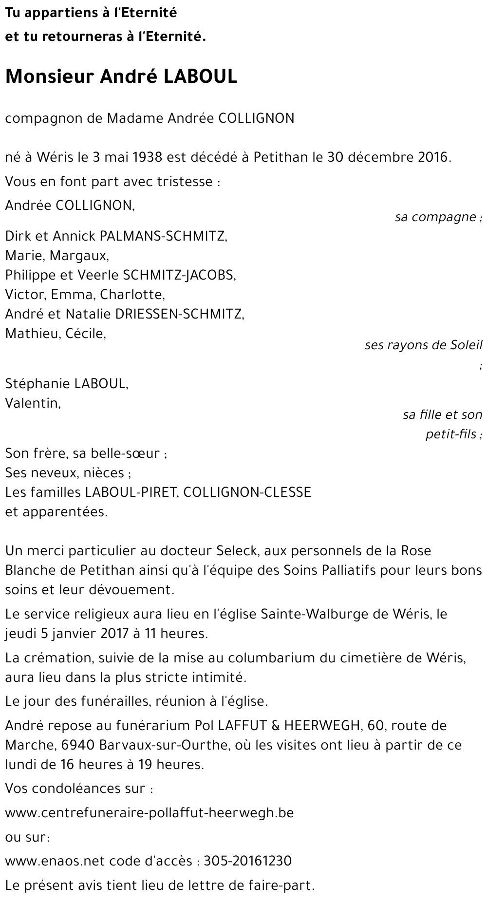 André LABOUL