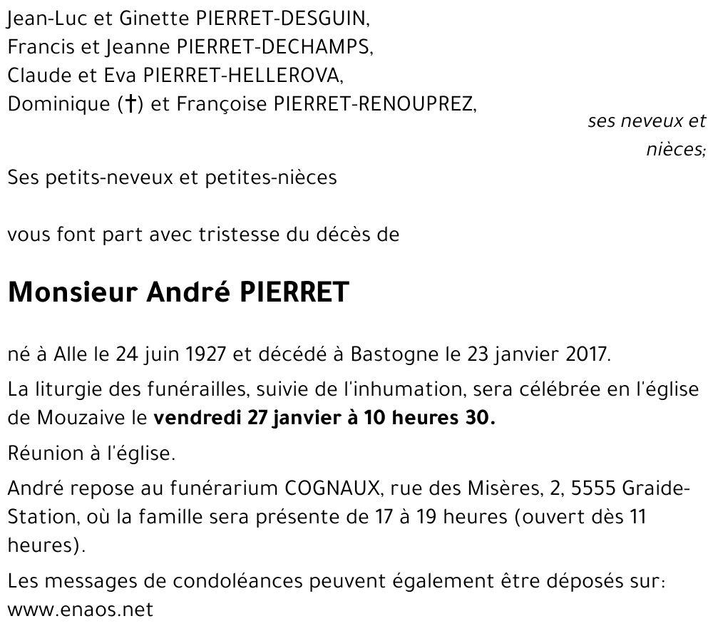 André PIERRET