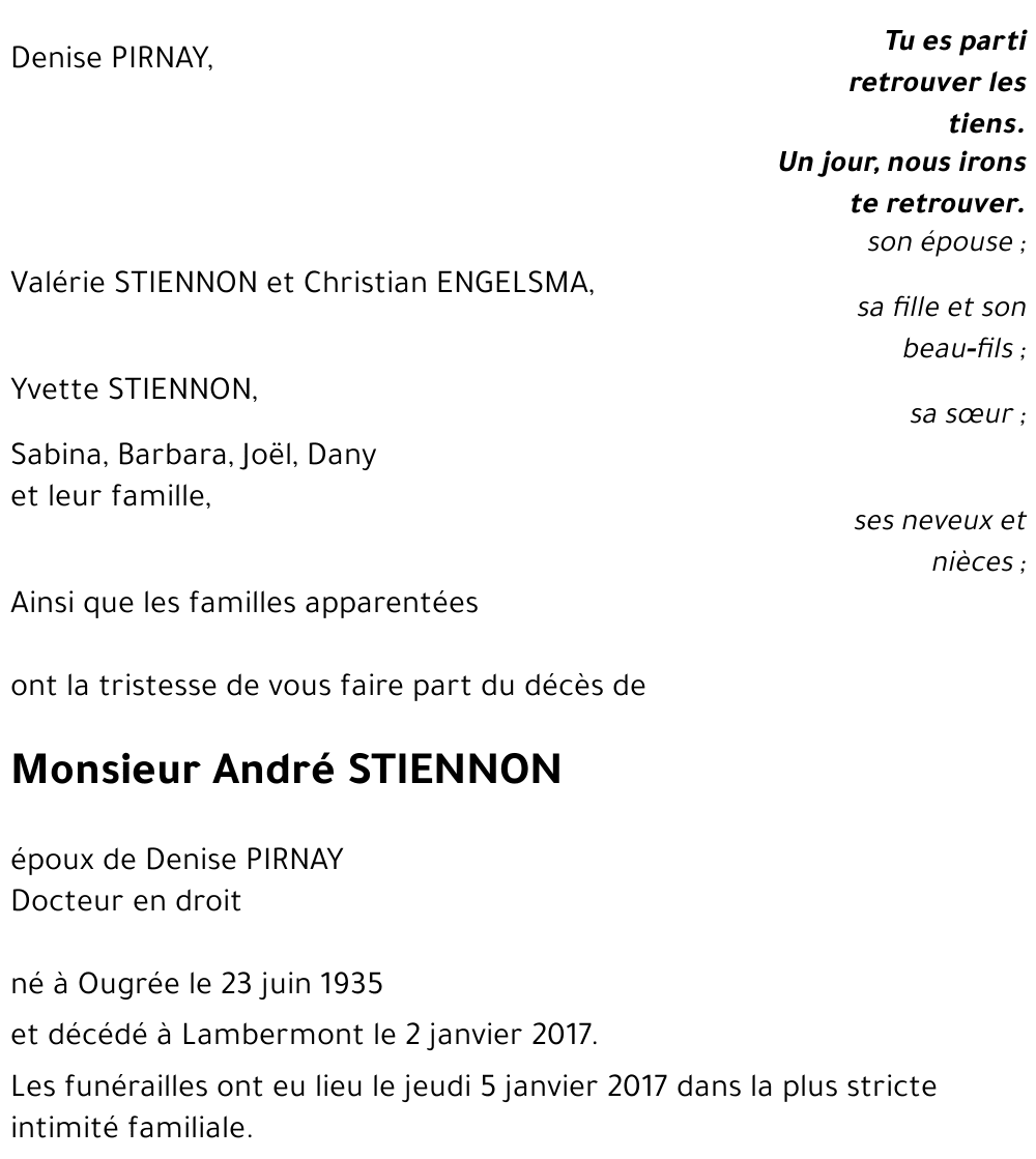 André STIENNON