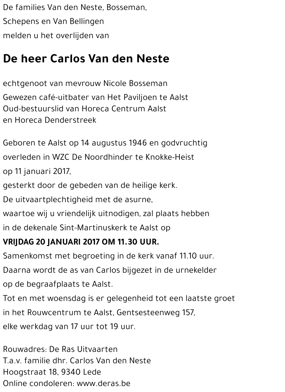 Carlos Van den Neste