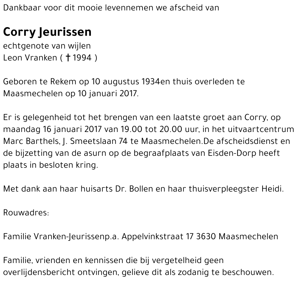 Corry Jeurissen