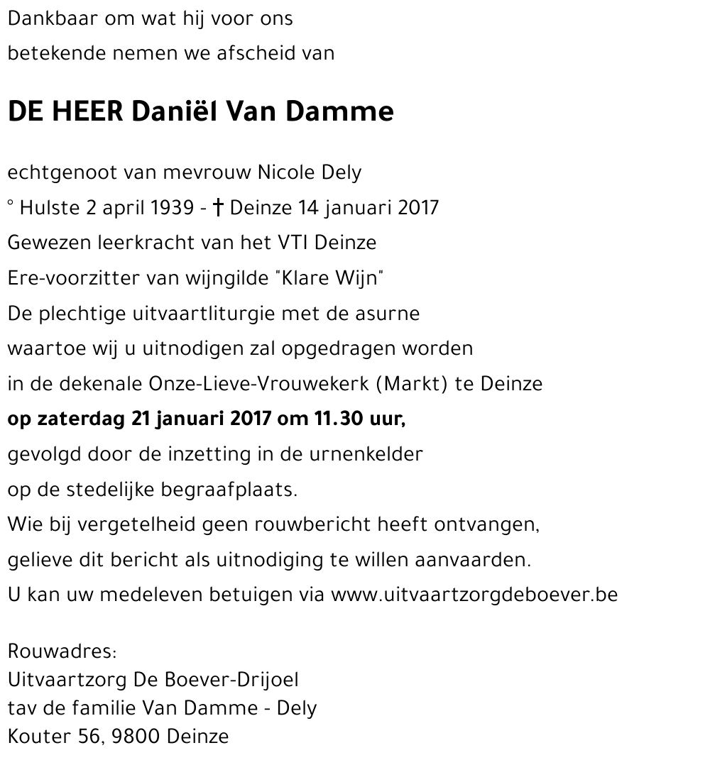 Daniël Van Damme
