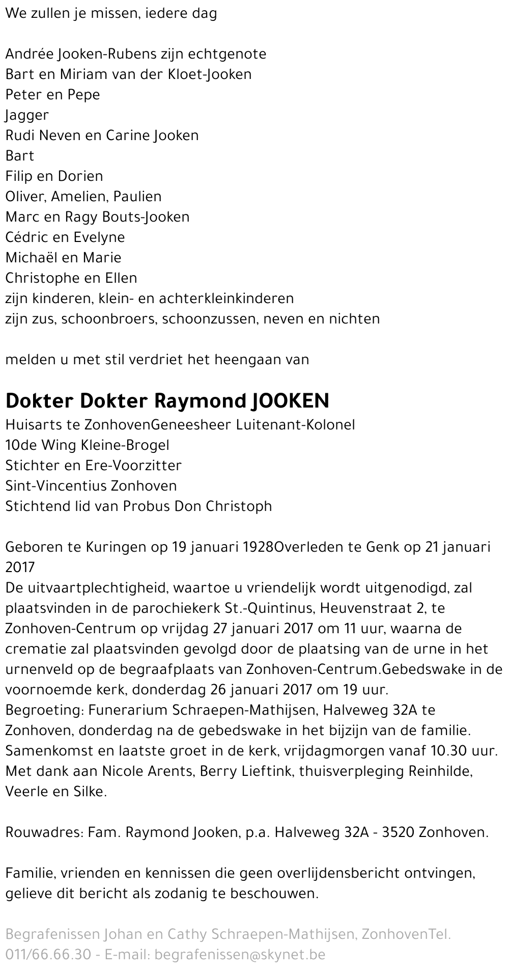Dokter Raymond Jooken