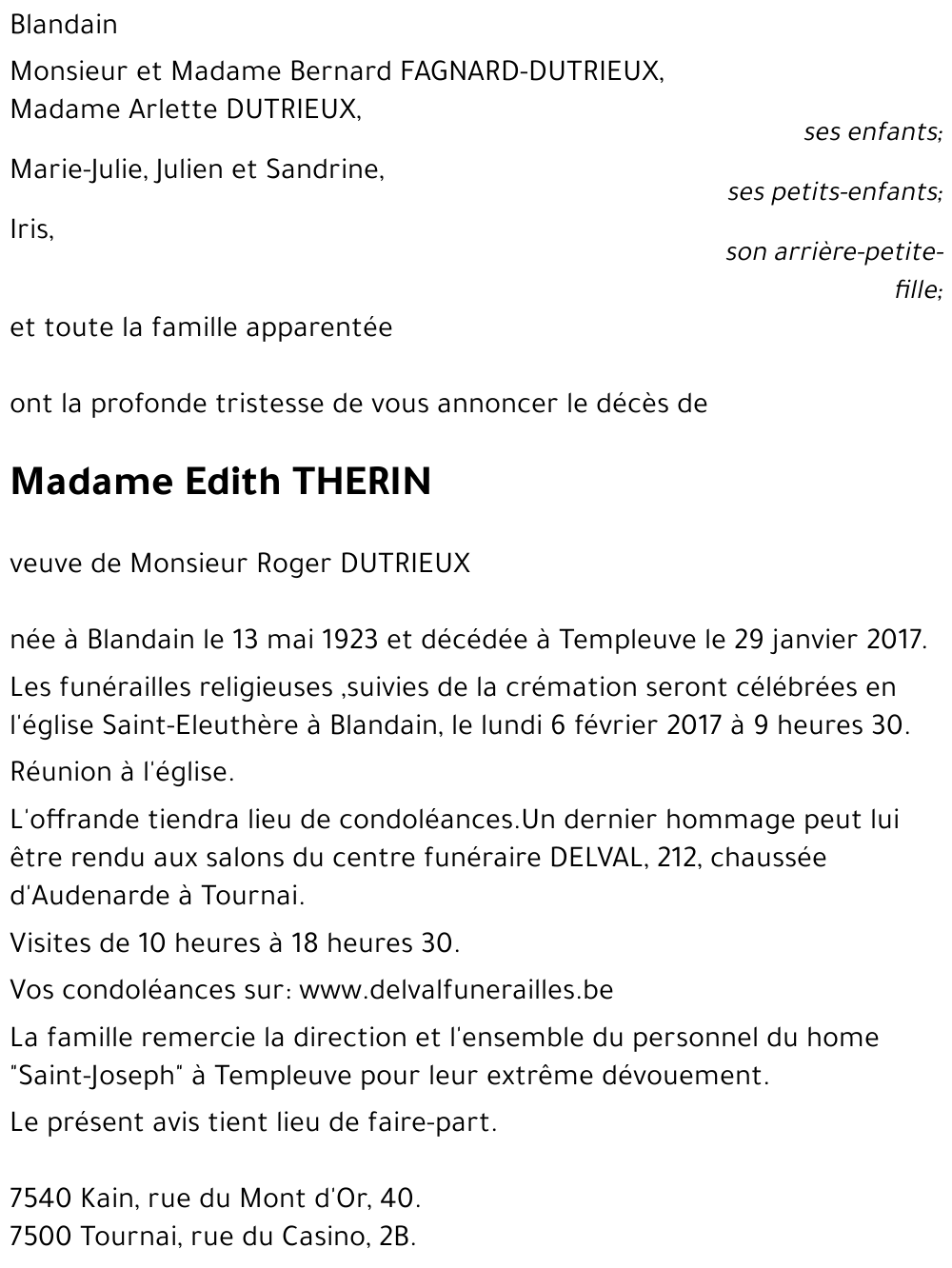 Edith THERIN