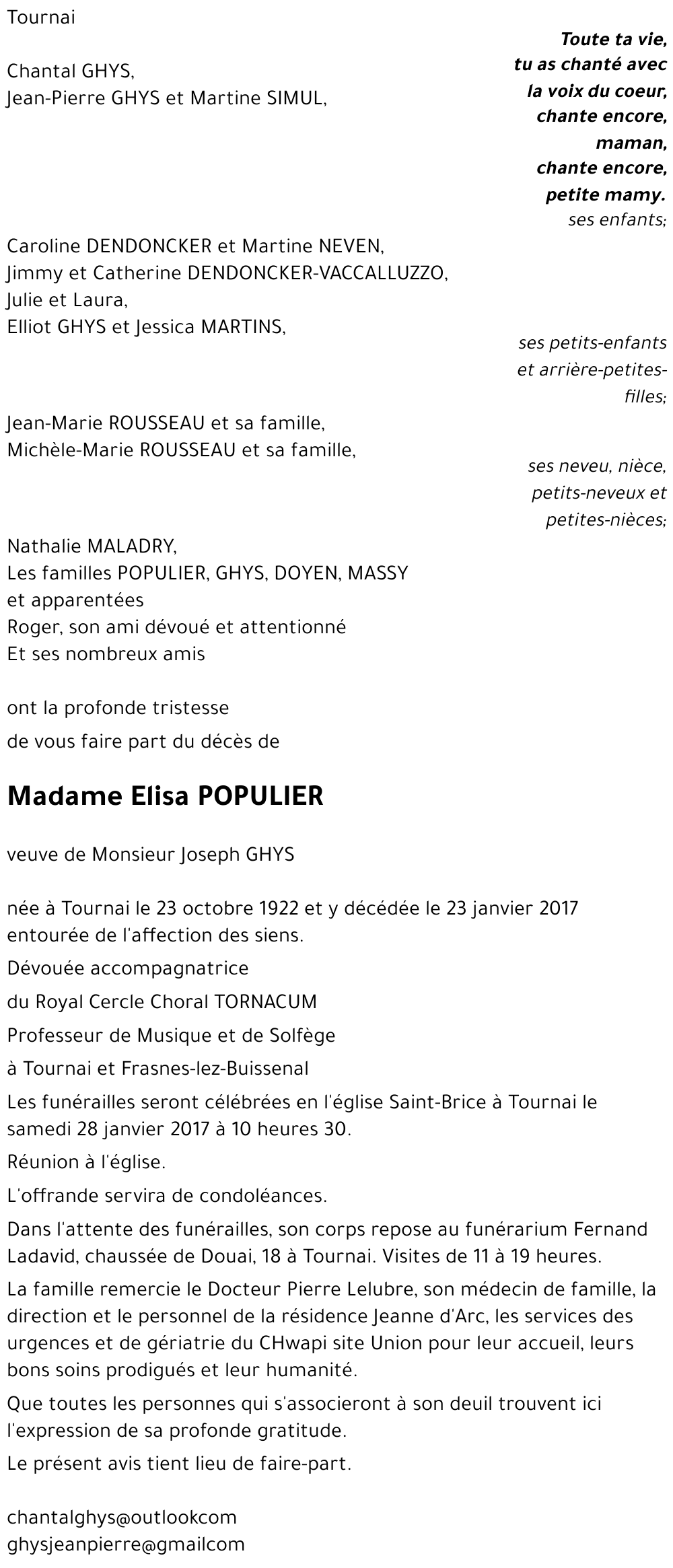 Elisa POPULIER