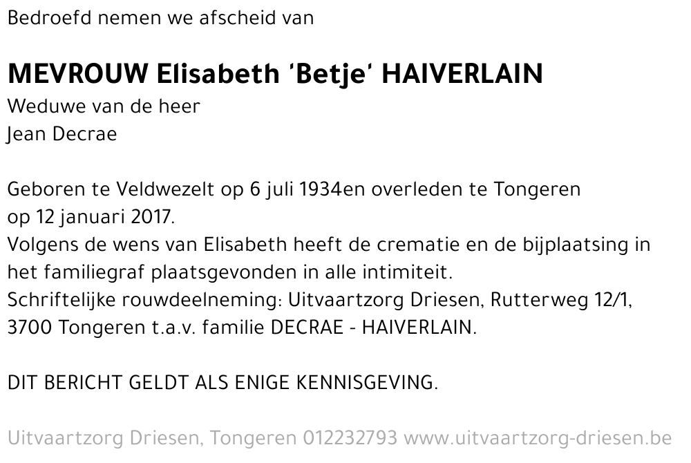 Elisabeth Haiverlain