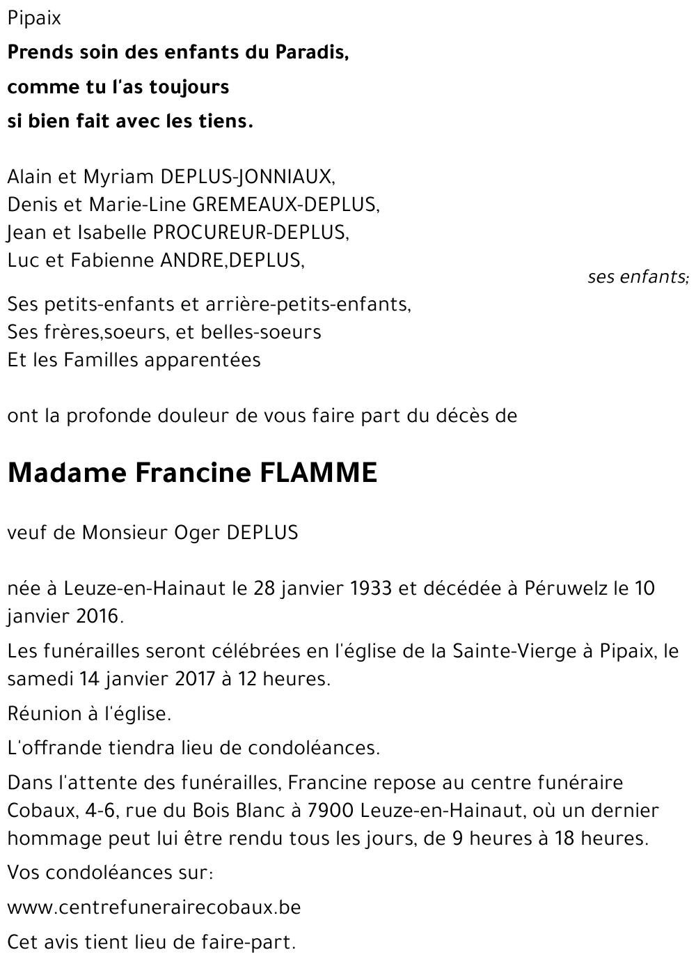 Francine Flamme