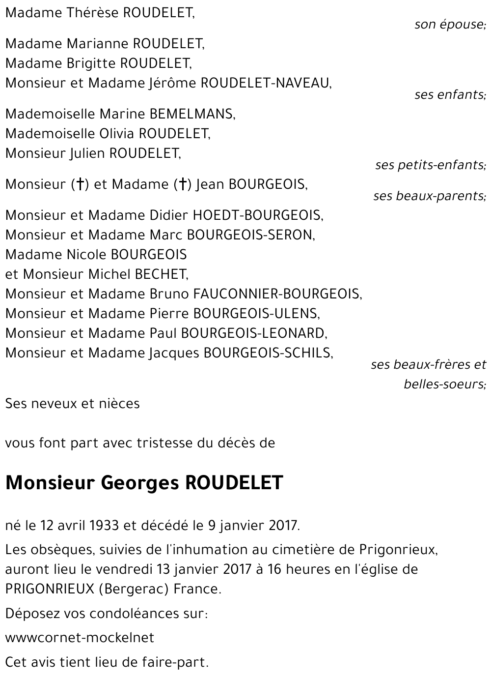 Georges ROUDELET
