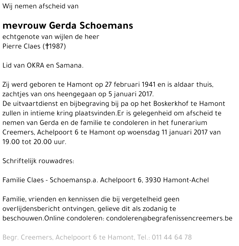 Gerda Schoemans