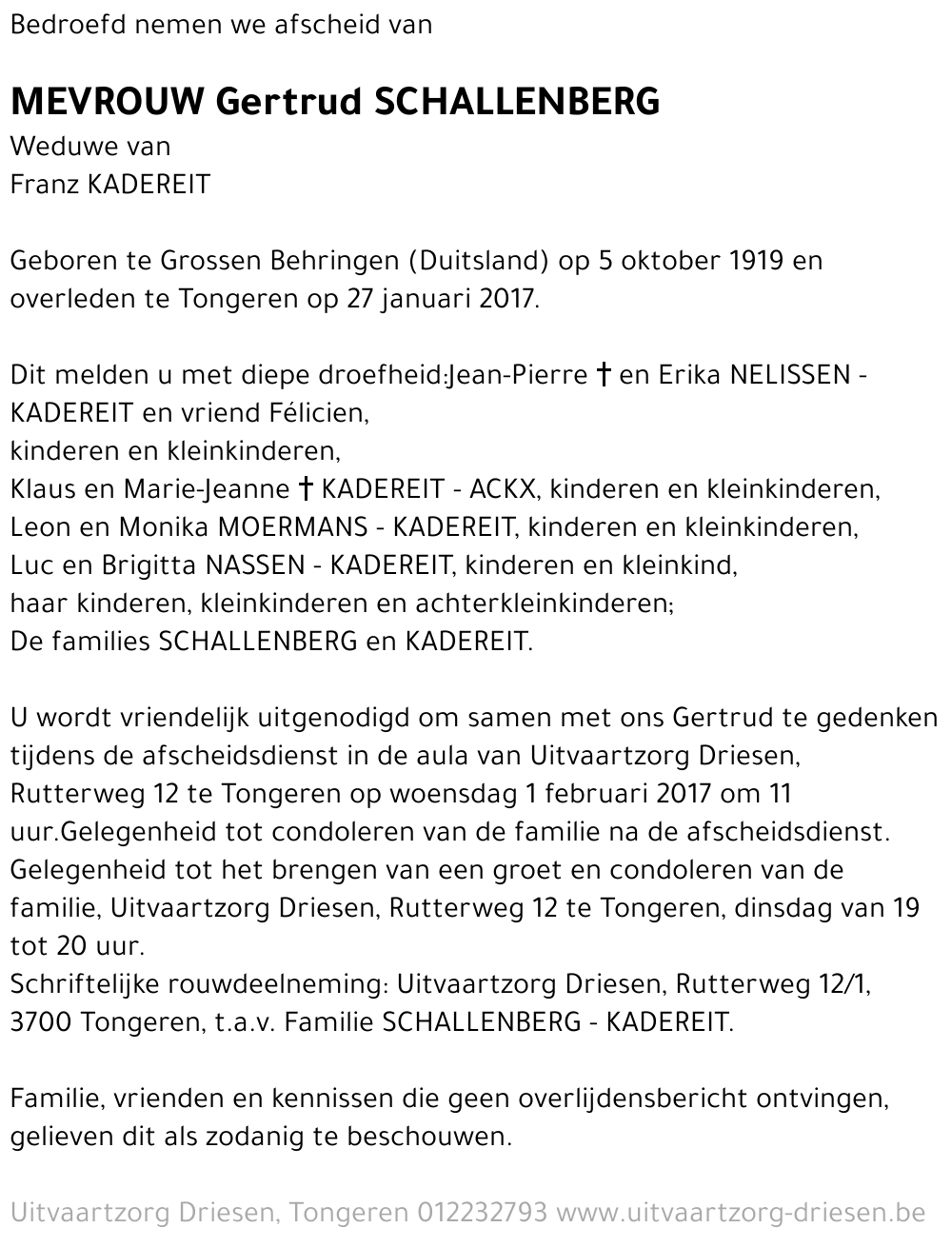 Gertrud Schallenberg