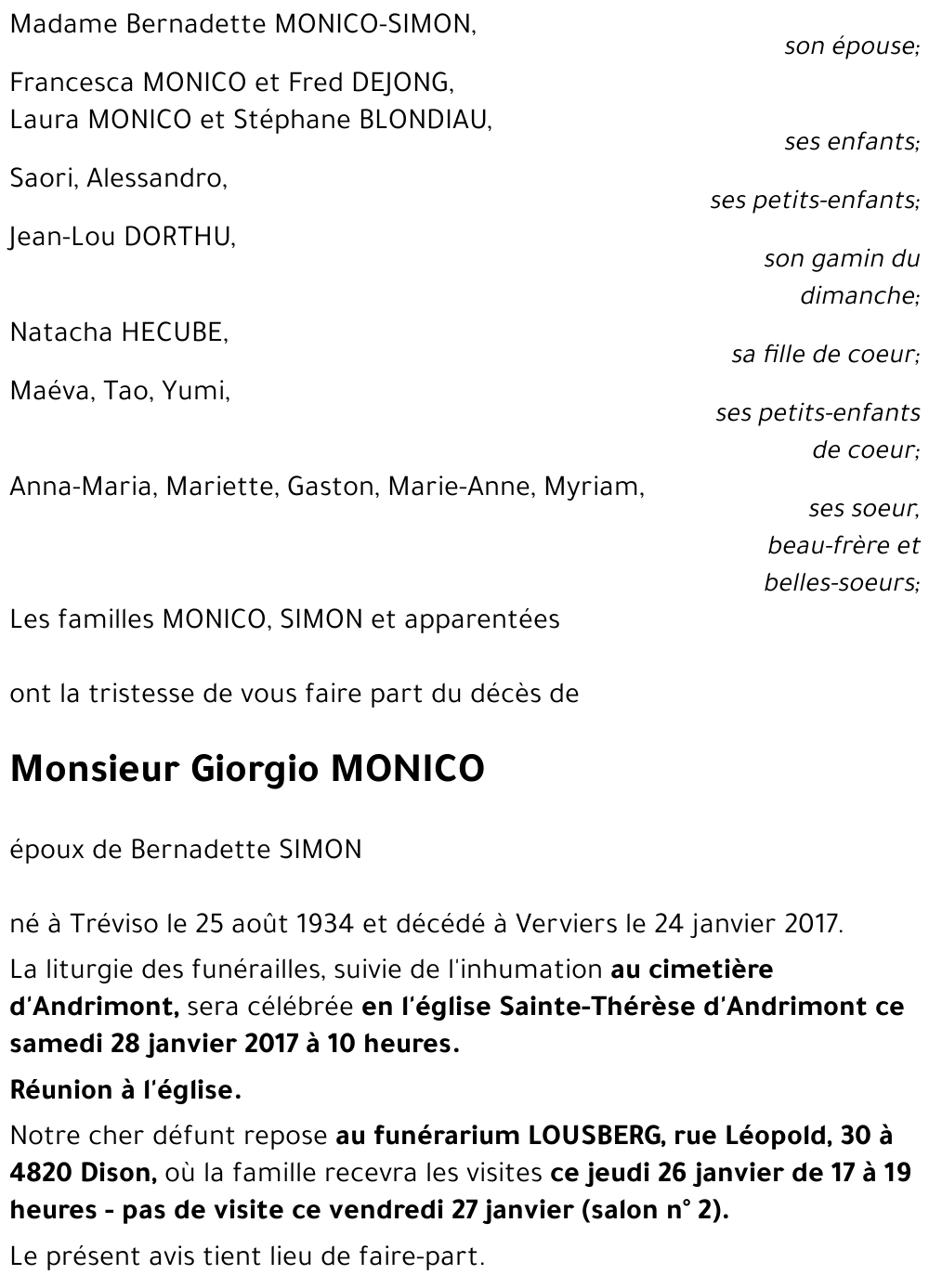 Giorgio MONICO