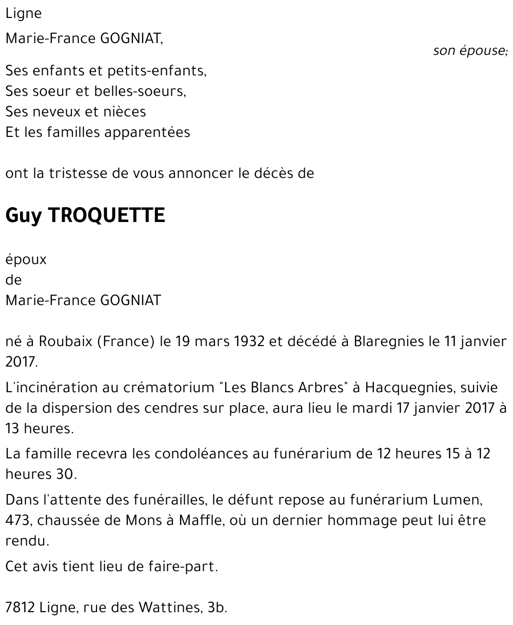 Guy TROQUETTE