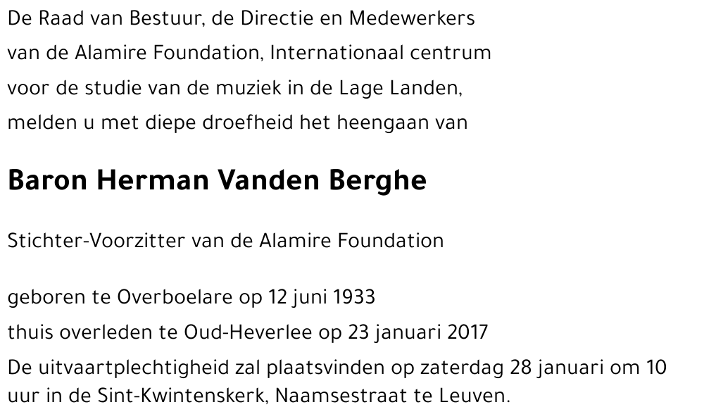 Herman Vanden Berghe
