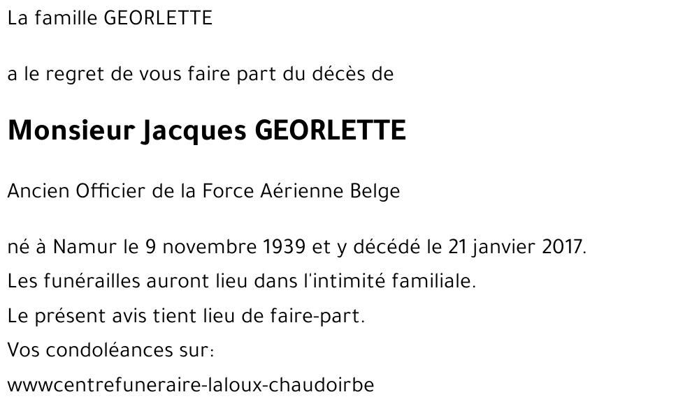 Jacques GEORLETTE