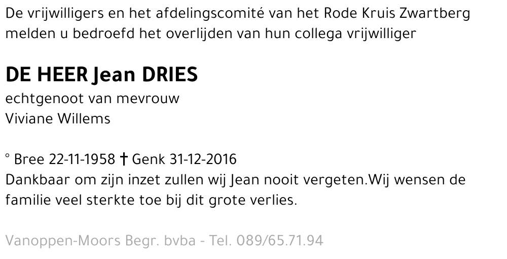 Jean Dries