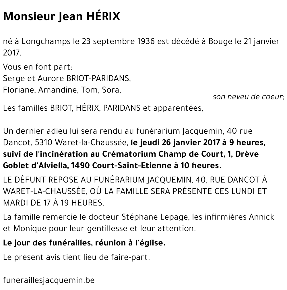 Jean HÉRIX