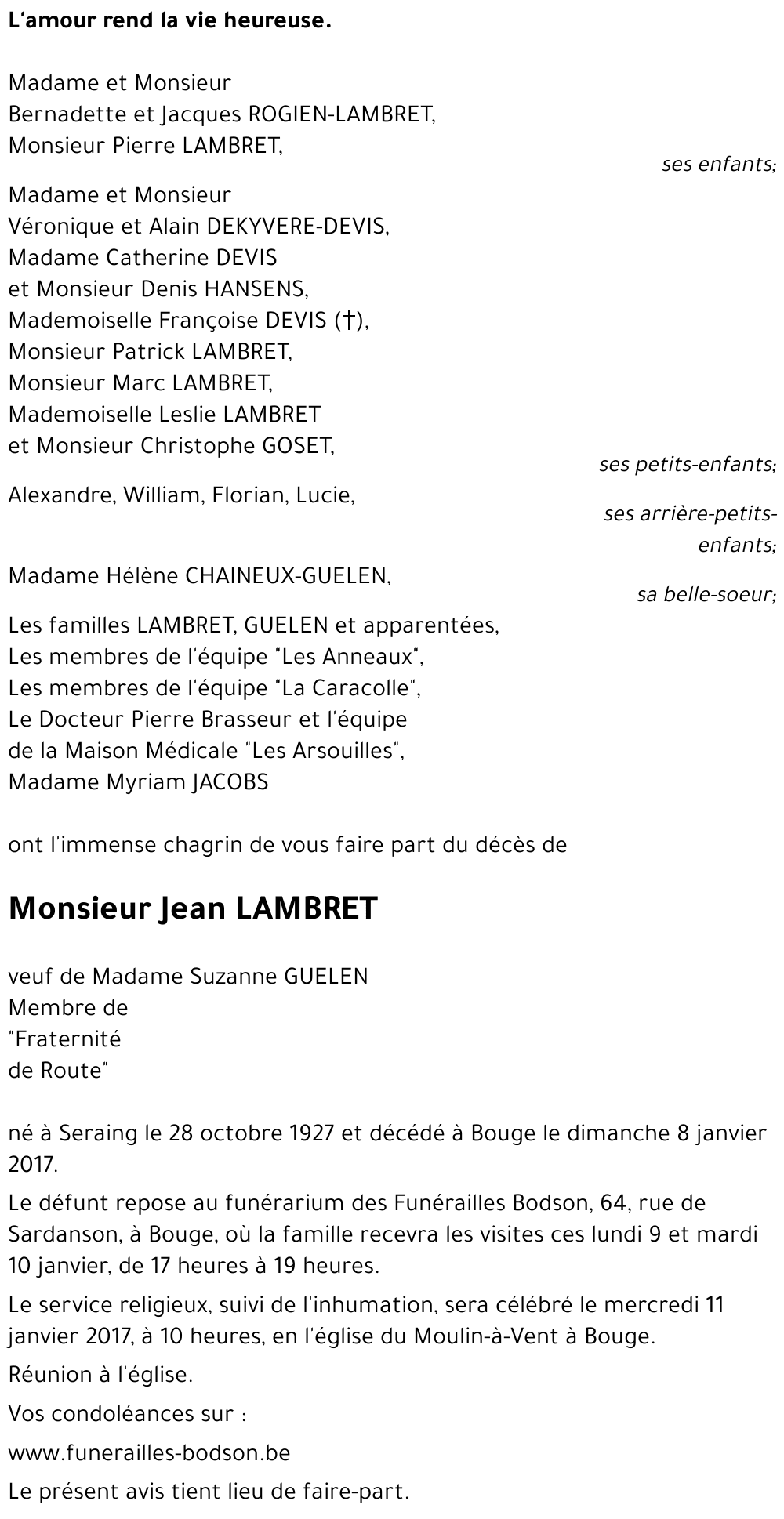 Jean LAMBRET
