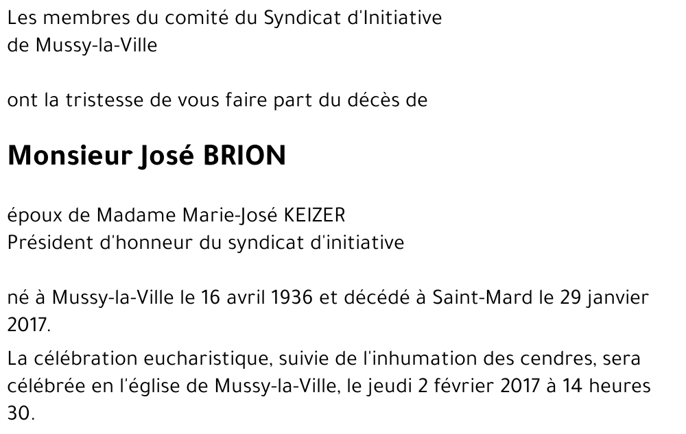 José BRION 