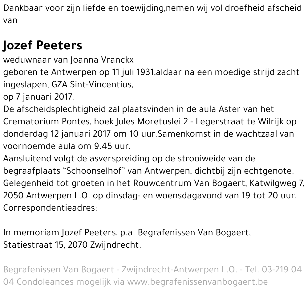 Jozef Peeters