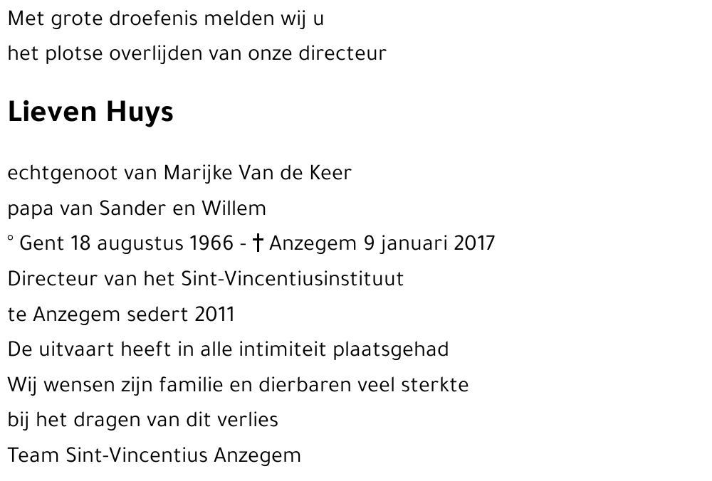 Lieven Huys