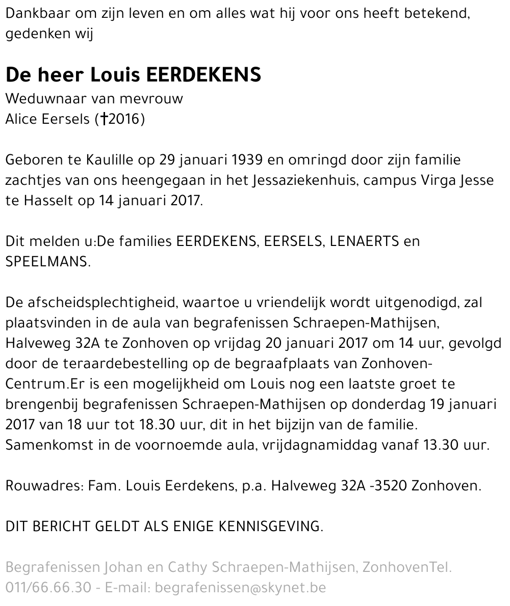 Louis Eerdekens