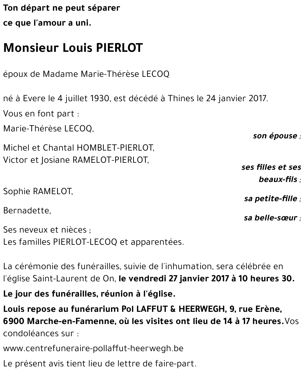 Louis PIERLOT