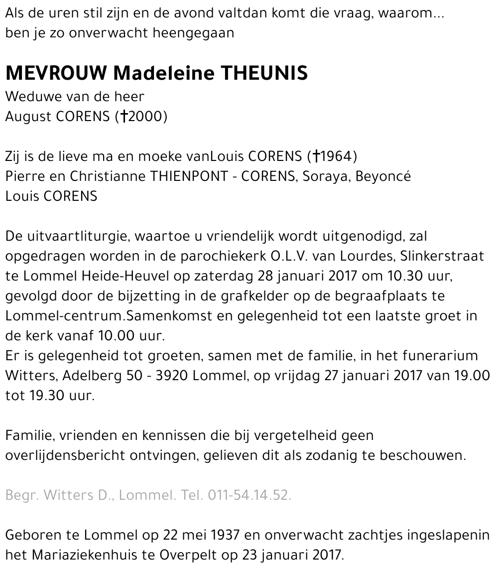 Madeleine Theunis