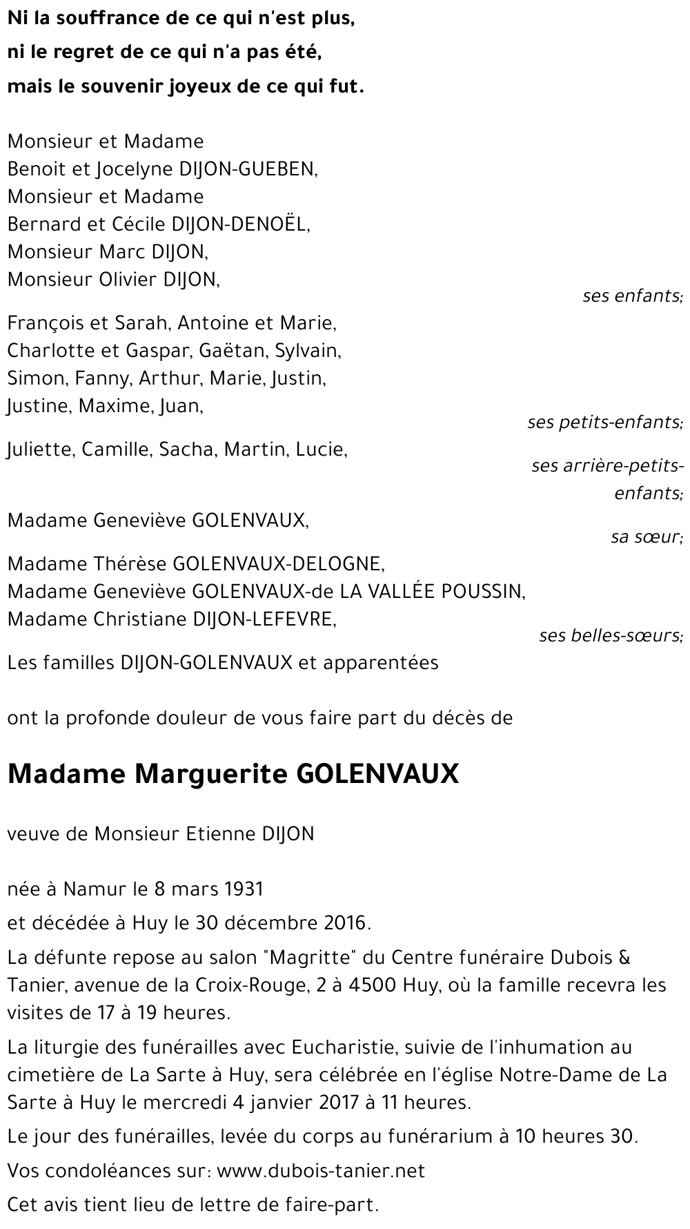 Marguerite GOLENVAUX