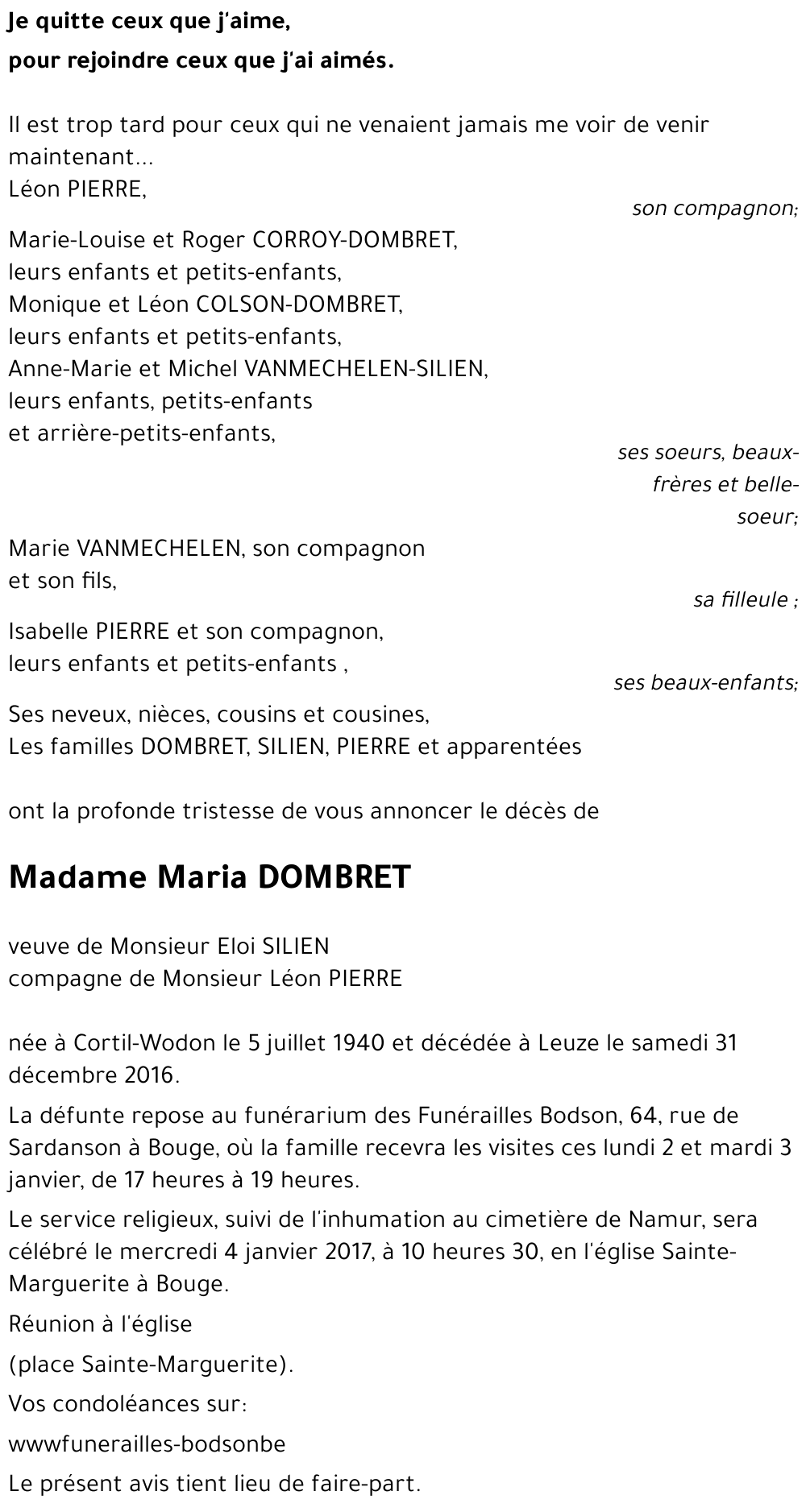 Maria DOMBRET