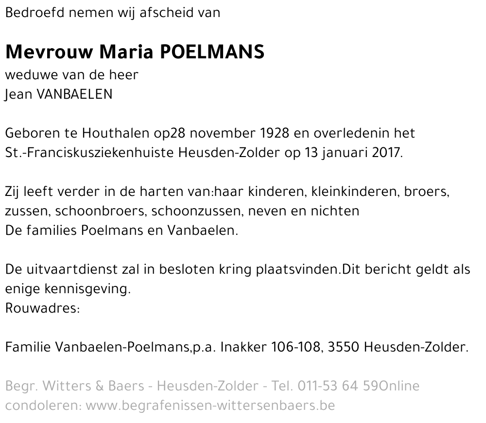 Maria Poelmans