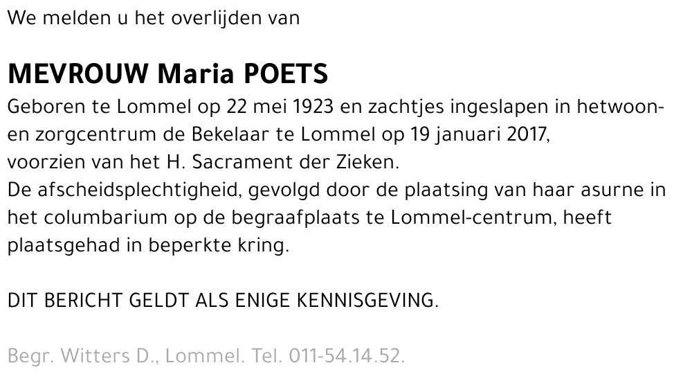 Maria Poets
