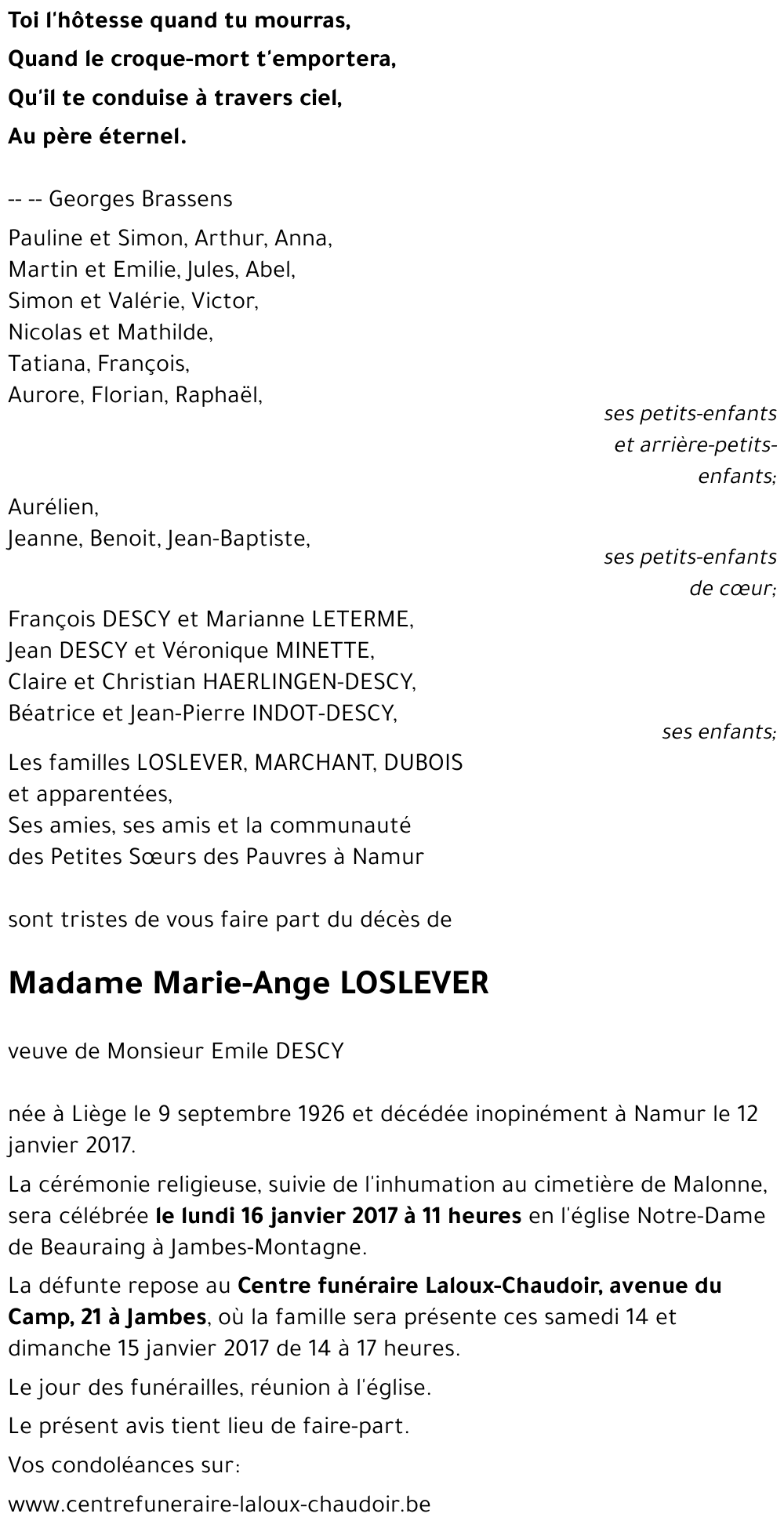 Marie-Ange LOSLEVER