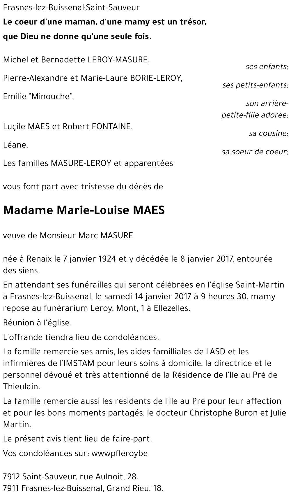 Marie-Louise MAES