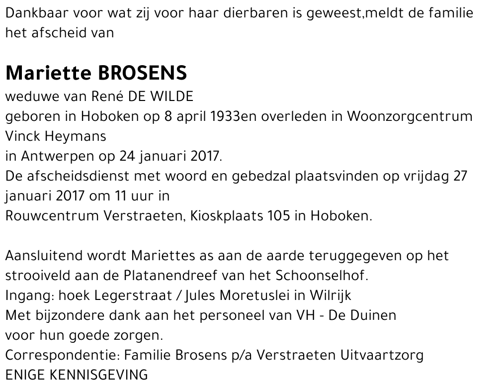 Mariette Brosens