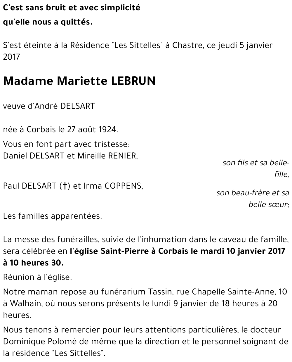 Mariette LEBRUN
