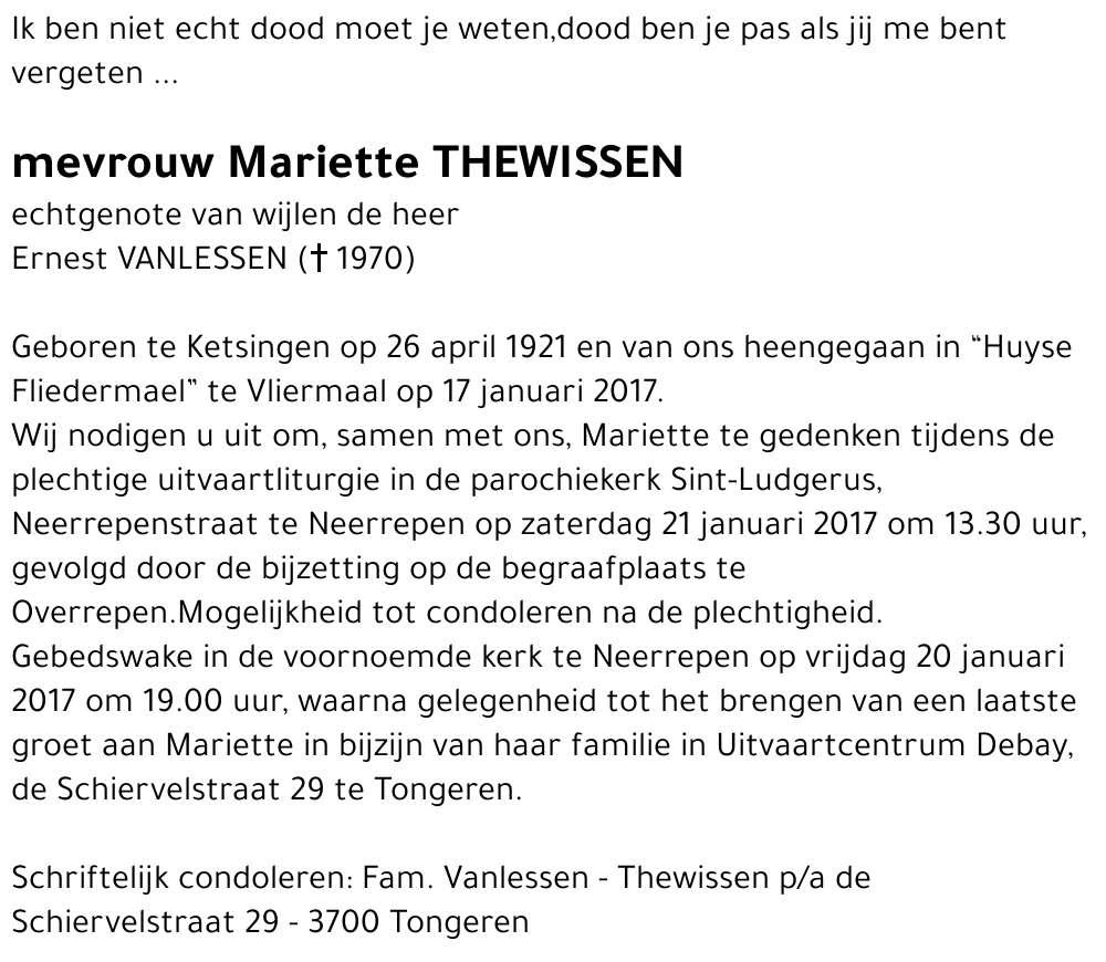 Mariette THEWISSEN